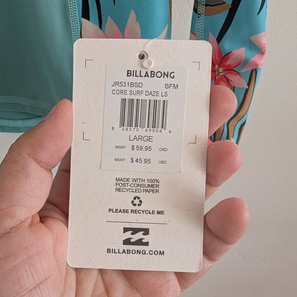 Billabong Core Surf Rash Guard - Picture 6 of 6